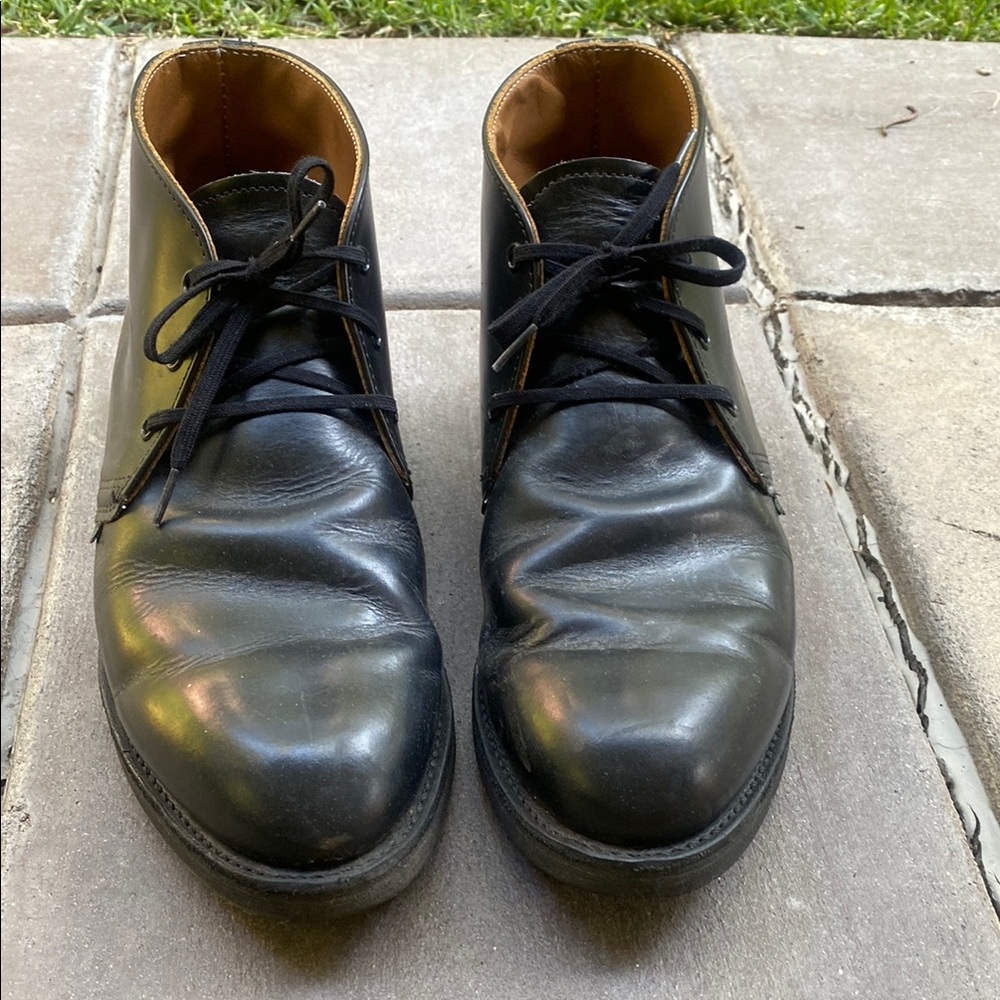 Red Wings Black Chukka Boots Leather Classic